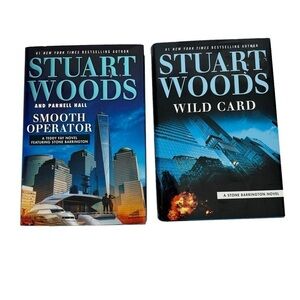 Stuart Woods Fiction Books/Novels Lot/2 Hardcover Dust Cover Crime/Thriller